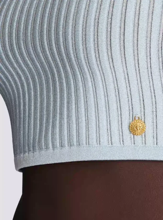 Top en maille texturée Top en maille texturée