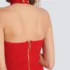 Top sans manches en maille avec détails décoratifs Top sans manches en maille avec détails décoratifs