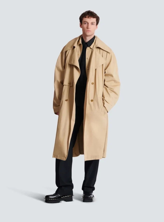 Trench-coat en toile de coton Trench-coat en toile de coton
