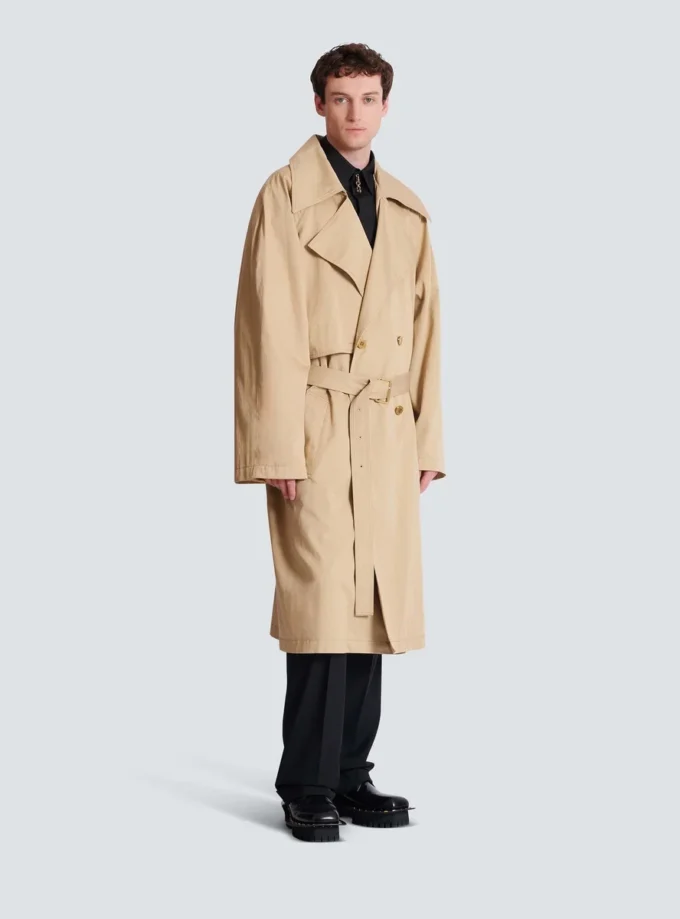 Trench-coat en toile de coton Trench-coat en toile de coton