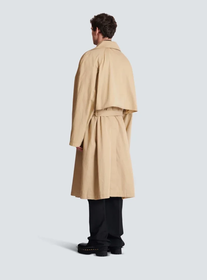Trench-coat en toile de coton Trench-coat en toile de coton
