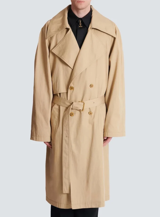Trench-coat en toile de coton Trench-coat en toile de coton