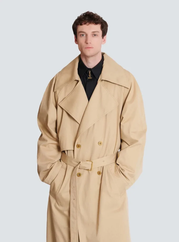 Trench-coat en toile de coton Trench-coat en toile de coton