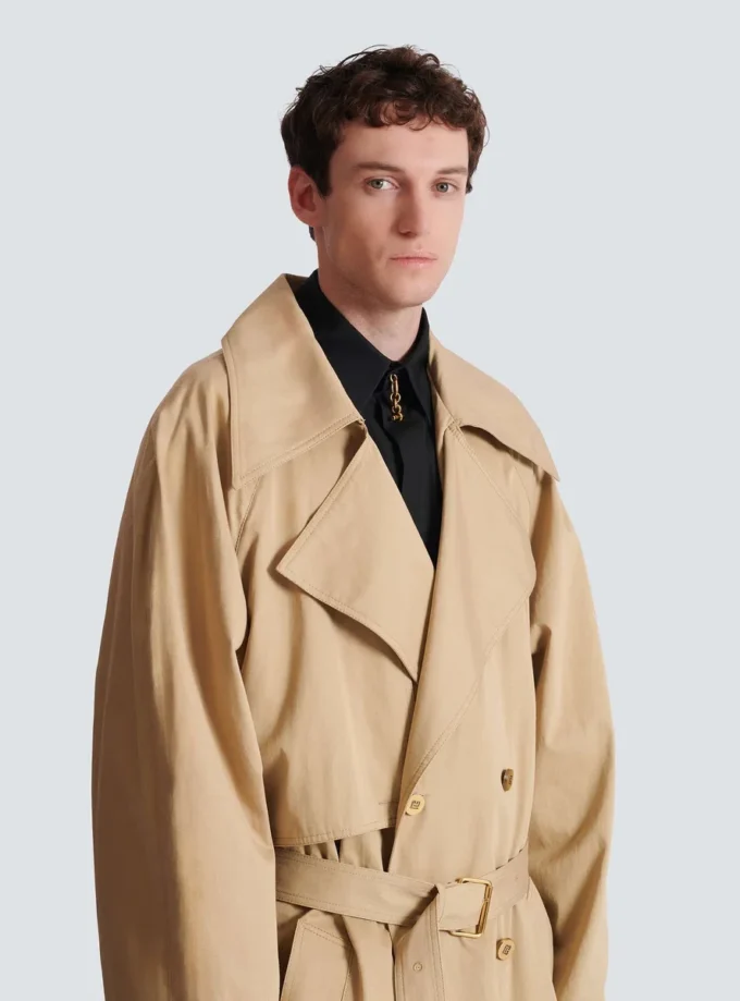 Trench-coat en toile de coton Trench-coat en toile de coton