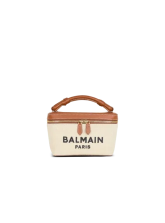 Trousse de toilette B-Army en toile et cuir Trousse de toilette B-Army en toile et cuir