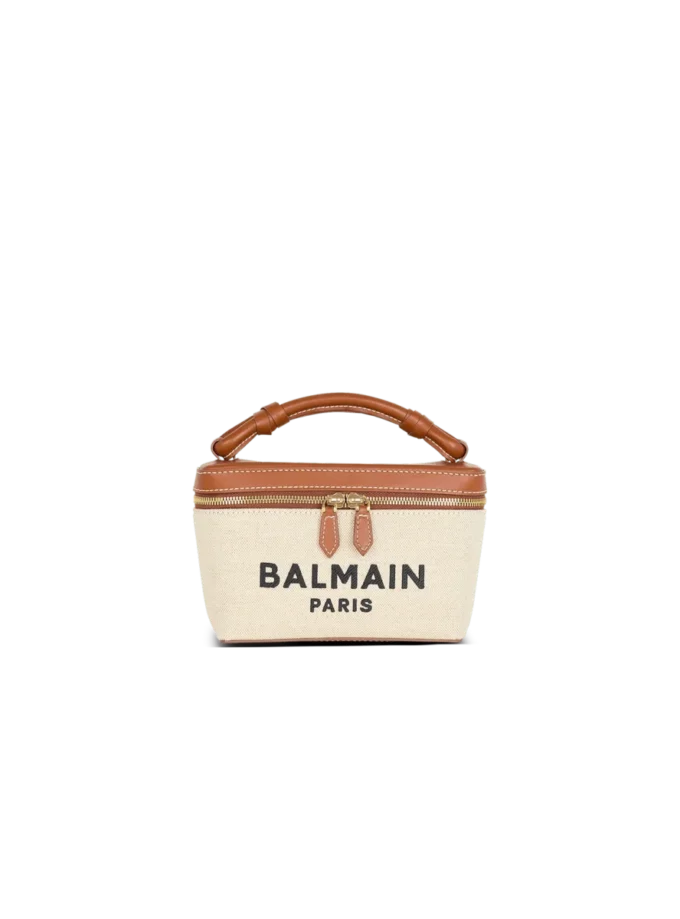 Trousse de toilette B-Army en toile et cuir Trousse de toilette B-Army en toile et cuir