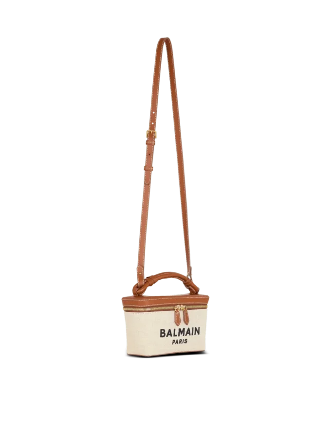 Trousse de toilette B-Army en toile et cuir Trousse de toilette B-Army en toile et cuir
