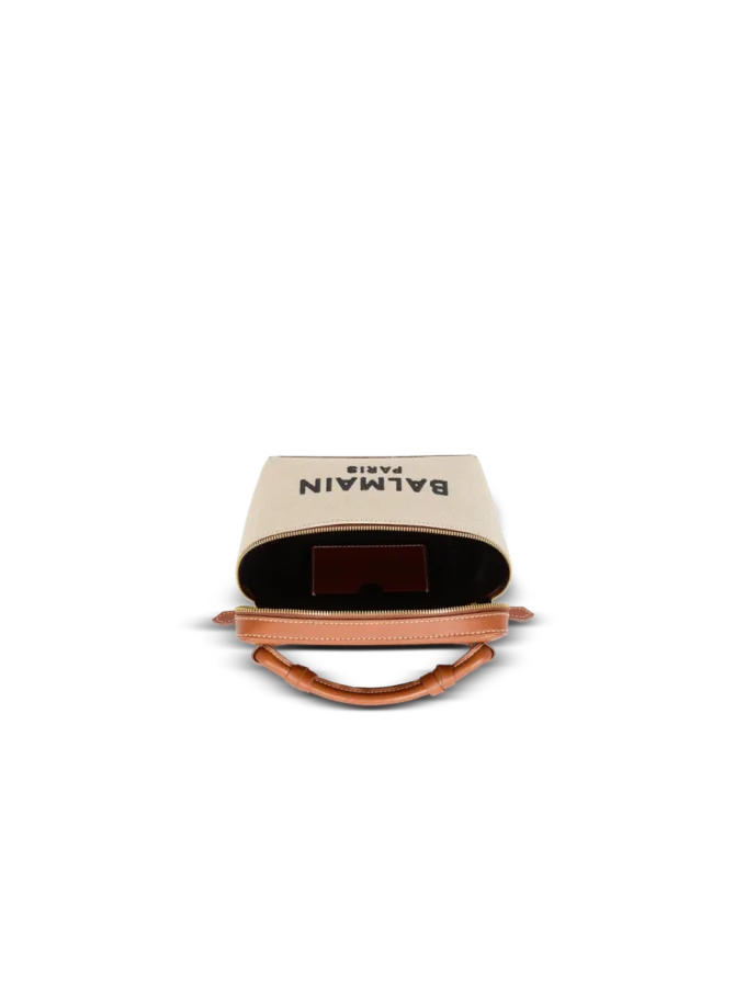 Trousse de toilette B-Army en toile et cuir Trousse de toilette B-Army en toile et cuir