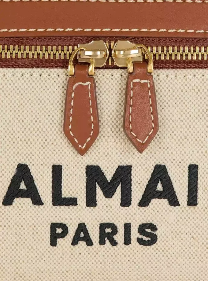 Trousse de toilette B-Army en toile et cuir Trousse de toilette B-Army en toile et cuir