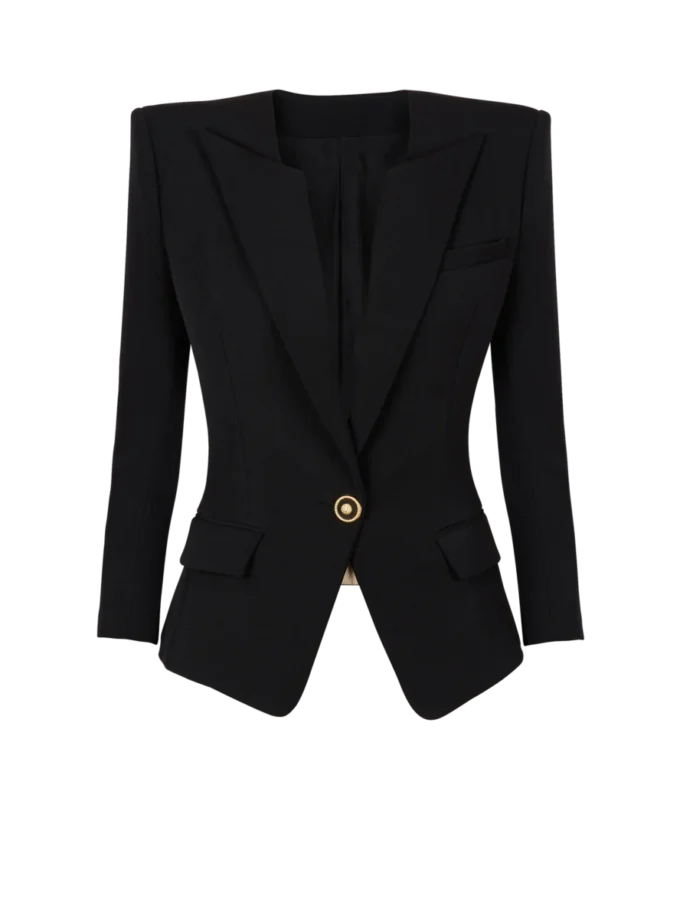 Veste 1 bouton Grain de poudre Veste 1 bouton Grain de poudre