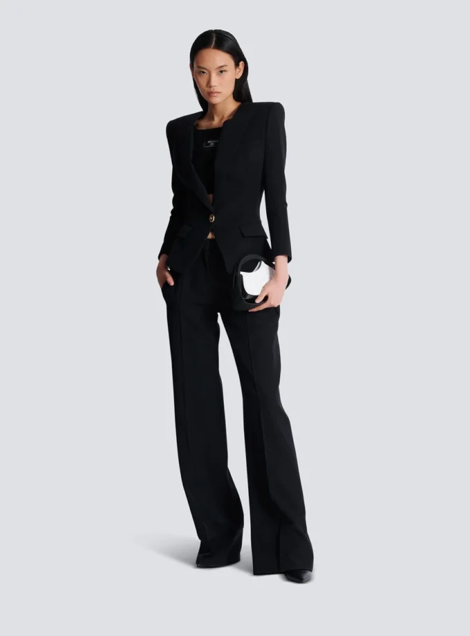 Veste 1 bouton Grain de poudre Veste 1 bouton Grain de poudre