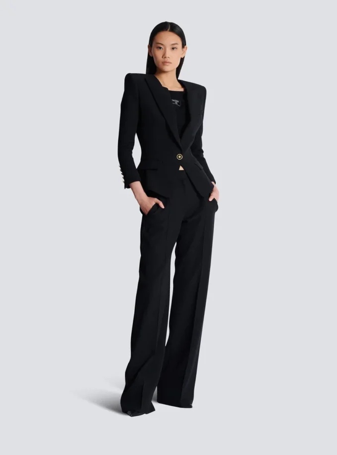 Veste 1 bouton Grain de poudre Veste 1 bouton Grain de poudre