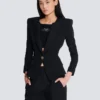 Veste 1 bouton Grain de poudre Veste 1 bouton Grain de poudre