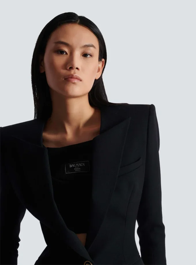 Veste 1 bouton Grain de poudre Veste 1 bouton Grain de poudre