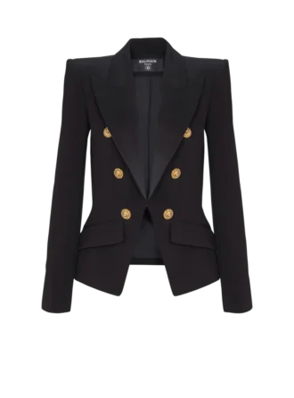 Veste 6 boutons en jacquard