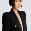 Veste 6 boutons en jacquard Veste 6 boutons en jacquard