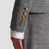 Veste 6 boutons en jacquard Prince de Galles Veste 6 boutons en jacquard Prince de Galles