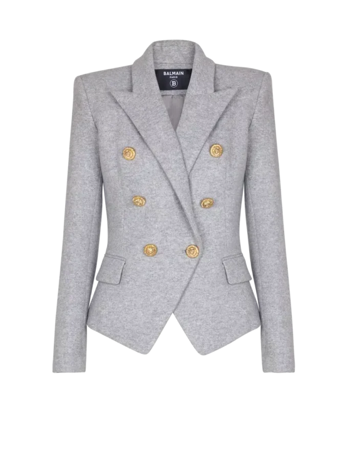 Veste 6 boutons en maille de coton Veste 6 boutons en maille de coton