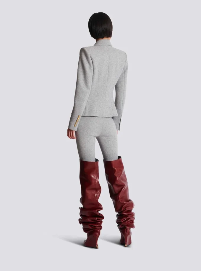 Veste 6 boutons en maille de coton Veste 6 boutons en maille de coton