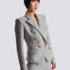 Veste 6 boutons en maille de coton Veste 6 boutons en maille de coton