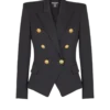 Veste ajustée 6 boutons Grain de poudre Veste ajustée 6 boutons Grain de poudre