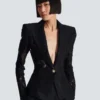 Veste ajustée en dentelle à 1 bouton Veste ajustée en dentelle à 1 bouton