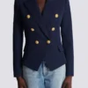 Veste ajustée en laine à 6 boutons Veste ajustée en laine à 6 boutons