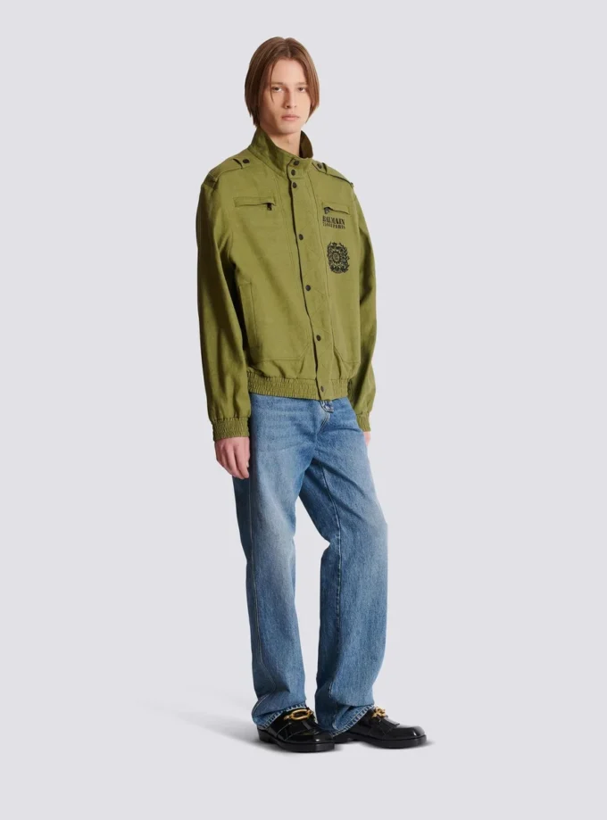 Veste aviateur en coton Veste aviateur en coton