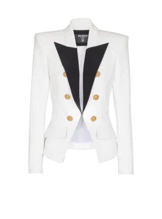 Veste bicolore à 6 boutons Veste bicolore à 6 boutons