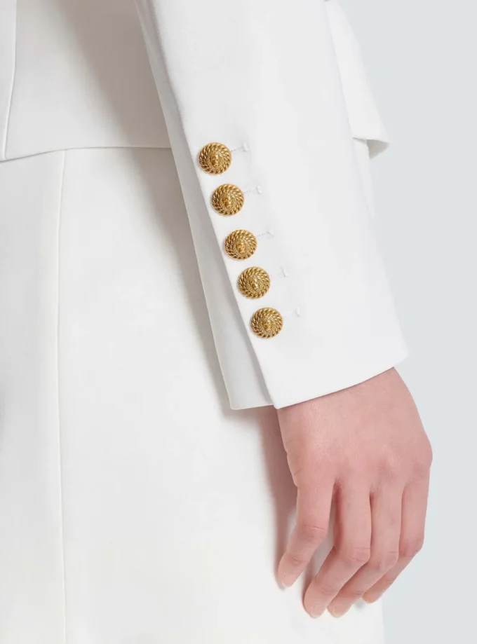 Veste bicolore à 6 boutons