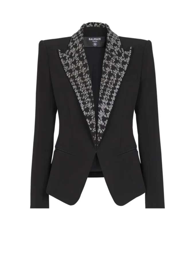 Veste brodée à 6 boutons