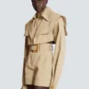 Veste courte en gabardine Veste courte en gabardine