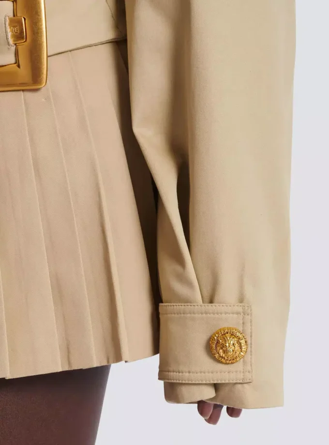 Veste courte en gabardine Veste courte en gabardine