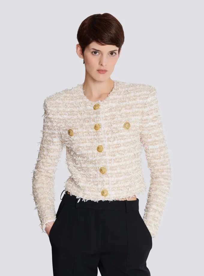 Veste courte en tweed Veste courte en tweed
