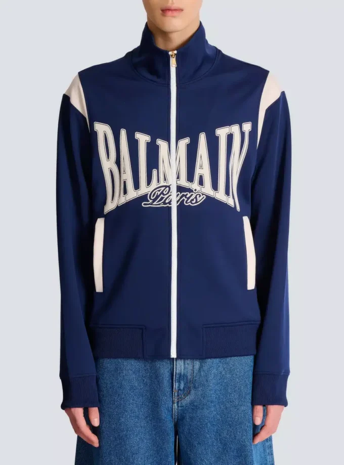 Veste de survêtement zippée Balmain College Veste de survêtement zippée Balmain College