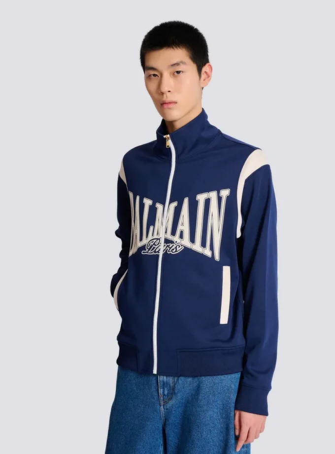 Veste de survêtement zippée Balmain College Veste de survêtement zippée Balmain College