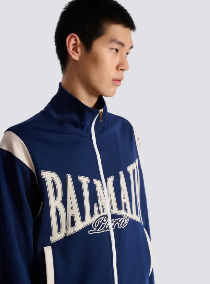 Veste de survêtement zippée Balmain College Veste de survêtement zippée Balmain College