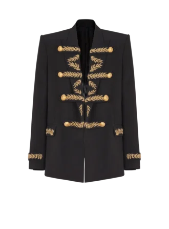Veste en crêpe brodée Veste en crêpe brodée