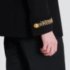 Veste en crêpe brodée