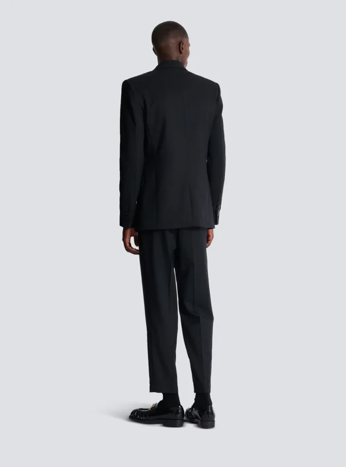 Veste en laine à 2 boutons