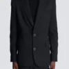 Veste en laine à 2 boutons