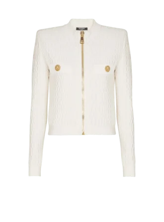 Veste en maille crocodile Veste en maille crocodile