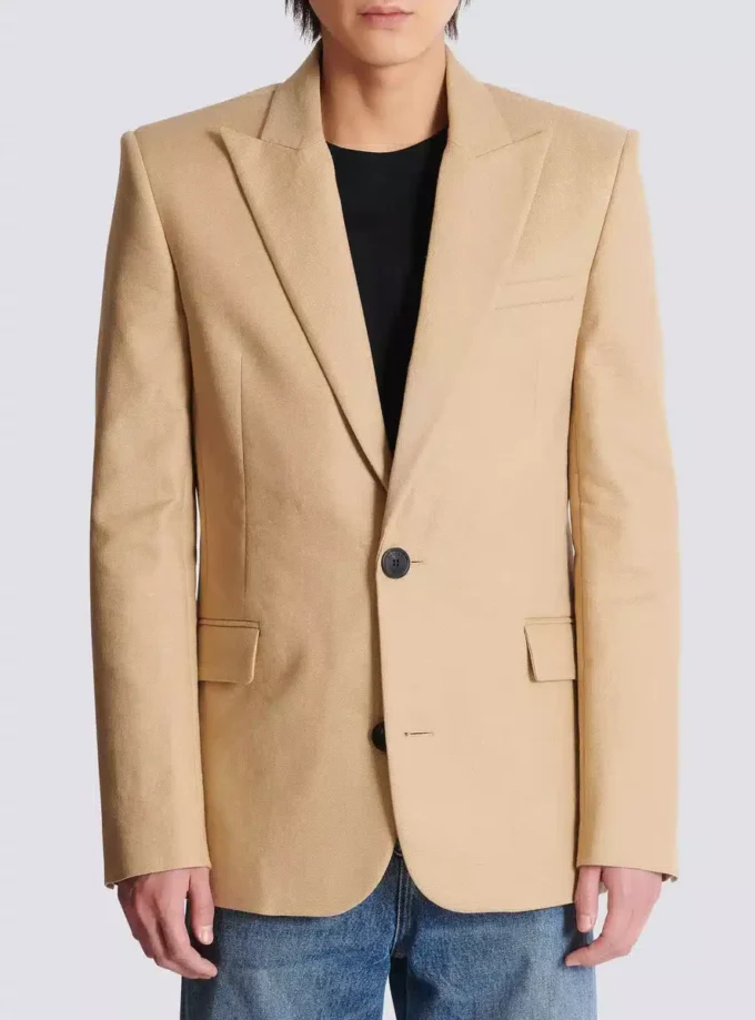 Veste en toile à 2 boutons Veste en toile à 2 boutons