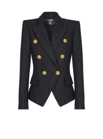 Veste en tweed à 6 boutons