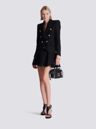 Veste en tweed à 6 boutons