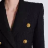 Veste en tweed à 6 boutons Veste en tweed à 6 boutons