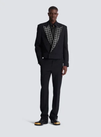 Veste Grain de poudre avec cristaux Veste Grain de poudre avec cristaux