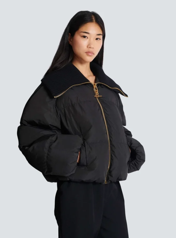 Veste matelassée oversize courte Veste matelassée oversize courte