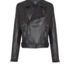 Veste motard légère en cuir d’agneau Veste motard légère en cuir d’agneau