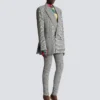 Veste oversize en jacquard Prince de Galles Veste oversize en jacquard Prince de Galles